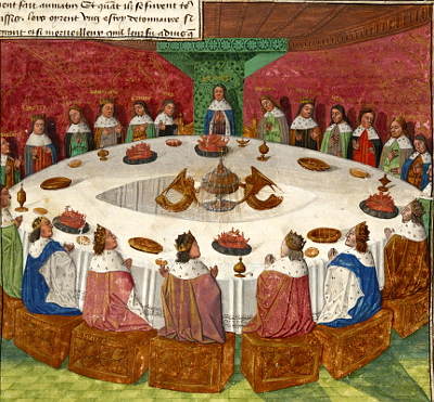 La tavola rotonda e il sacro Graal