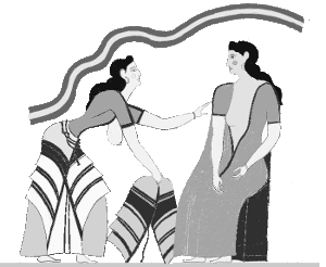 Ricostruzione della figura C secondo N.Marinatos