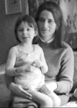 Assia Wevill e la figlia Alessandra